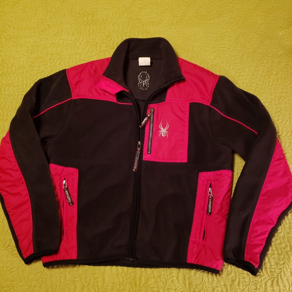 Men's Spyder fleece zip jacket